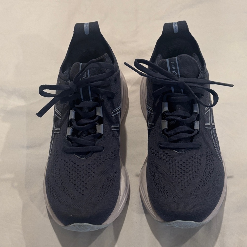 Asics Blue Gray Running Shoes